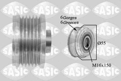 Alternator Freewheel Clutch SASIC 1674007