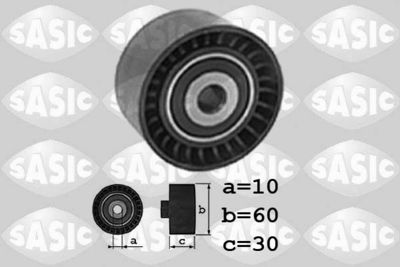 Deflection Pulley/Guide Pulley, timing belt SASIC 1700014