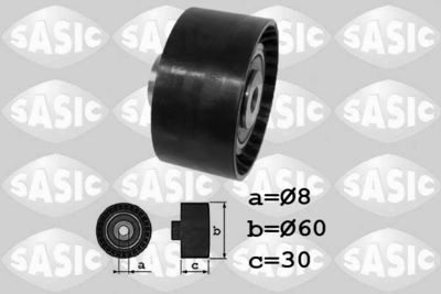 Deflection Pulley/Guide Pulley, timing belt SASIC 1700033