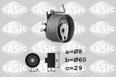 Tensioner Pulley, timing belt SASIC 1704010