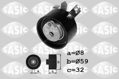 Tensioner Pulley, timing belt SASIC 1704023