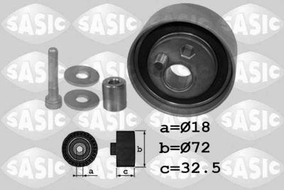 Tensioner Pulley, timing belt SASIC 1706072