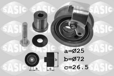 Tensioner Pulley, timing belt SASIC 1706074