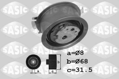 Tensioner Pulley, timing belt SASIC 1706090