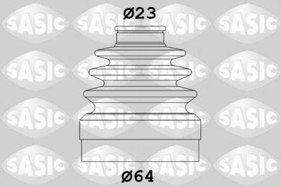 Bellow Kit, drive shaft SASIC 1904011