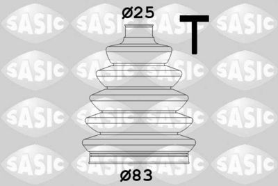 Bellow Kit, drive shaft SASIC 1904030