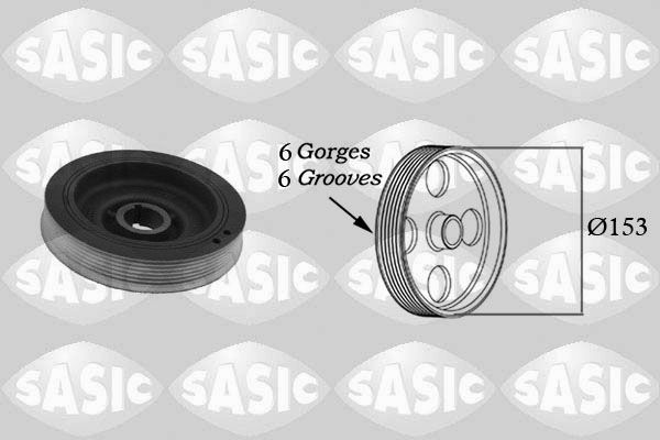 SASIC 2150002 Belt Pulley, crankshaft