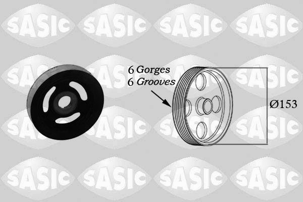 SASIC 2150004 Belt Pulley, crankshaft