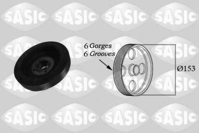 Belt Pulley, crankshaft SASIC 2150027