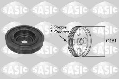 Belt Pulley, crankshaft SASIC 2154008