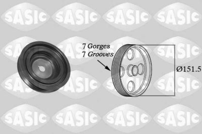 Belt Pulley, crankshaft SASIC 2154022