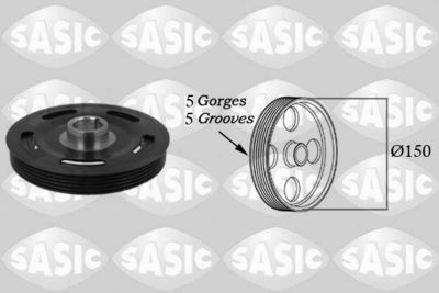 Belt Pulley, crankshaft SASIC 2156010