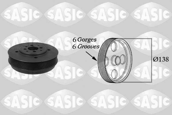 SASIC 2156011 Belt Pulley, crankshaft