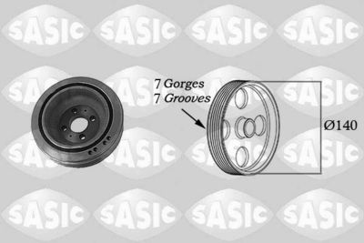 Belt Pulley, crankshaft SASIC 2156032