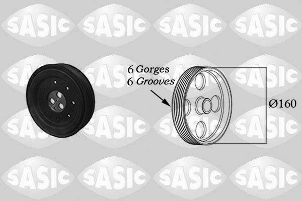 SASIC 2156033 Belt Pulley, crankshaft