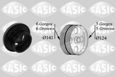 Belt Pulley, crankshaft SASIC 2156047