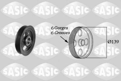 Belt Pulley, crankshaft SASIC 2156064