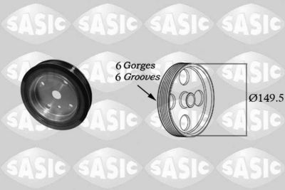 Belt Pulley, crankshaft SASIC 2156074