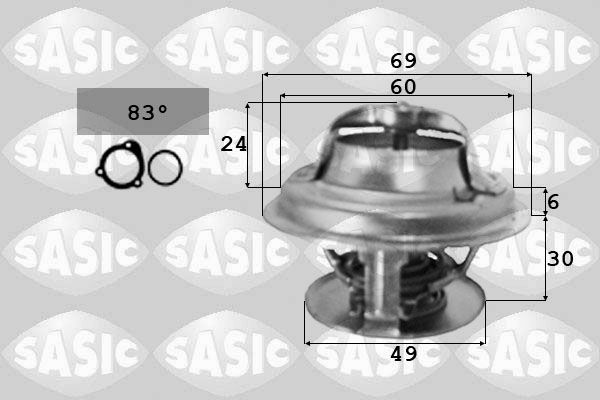 SASIC 3371341 Thermostat, coolant