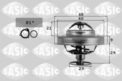 Thermostat, coolant SASIC 3371641