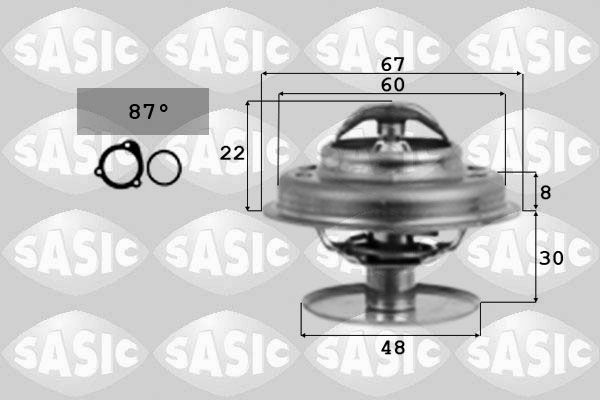 SASIC 4000356 Thermostat, coolant