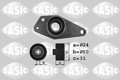 Deflection Pulley/Guide Pulley, timing belt SASIC 4000803