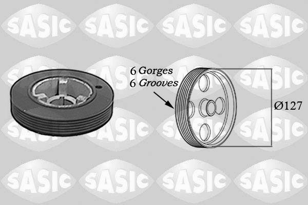 SASIC 5150H60 Belt Pulley, crankshaft