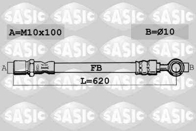 Brake Hose SASIC 6606042