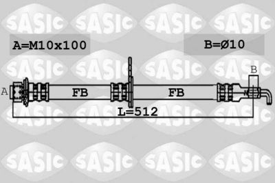 Brake Hose SASIC 6606052