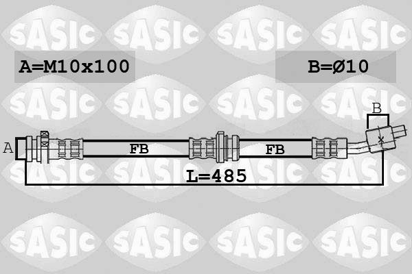 SASIC 6606257 Brake Hose