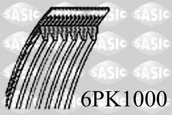 SASIC 6PK1000 V-Ribbed Belt