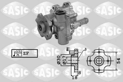 Hydraulic Pump, steering SASIC 7070063