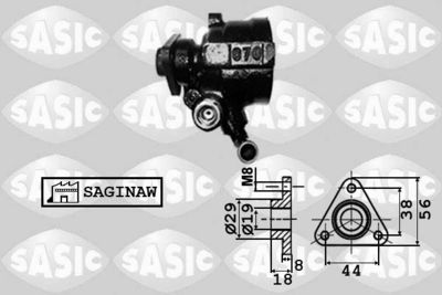 Hydraulic Pump, steering SASIC 7076005