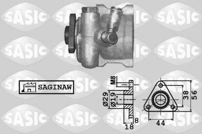 Hydraulic Pump, steering SASIC 7076007