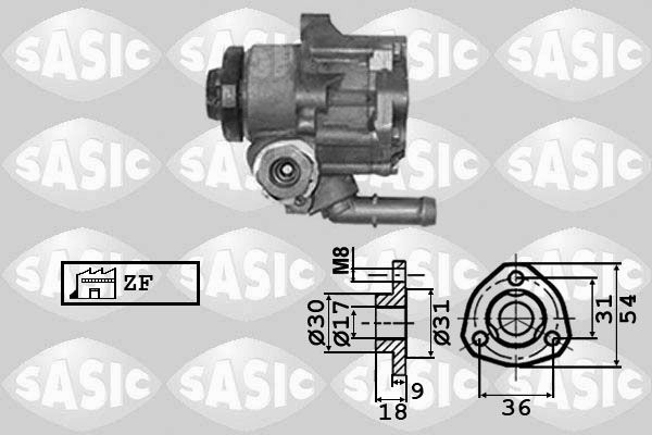 SASIC 7076024 Hydraulic Pump, steering