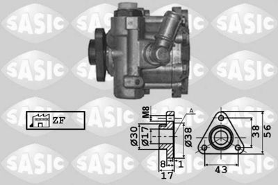 Hydraulic Pump, steering SASIC 7076025