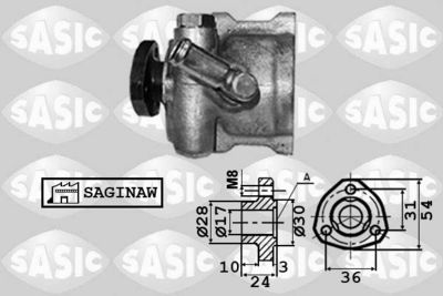 Hydraulic Pump, steering SASIC 7076030