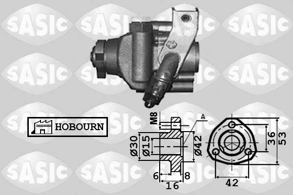 SASIC 7076037 Hydraulic Pump, steering