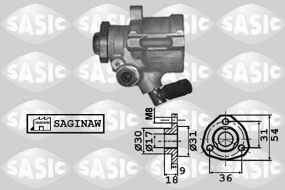 Hydraulic Pump, steering SASIC 7076039