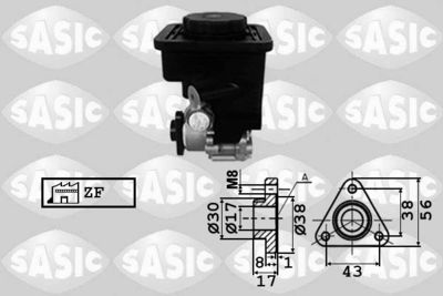 Hydraulic Pump, steering SASIC 7076050