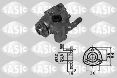 Hydraulic Pump, steering SASIC 7076071