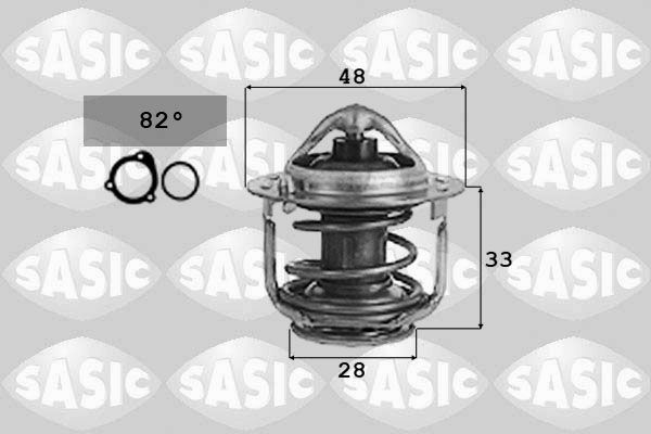 SASIC 9000126 Thermostat, coolant