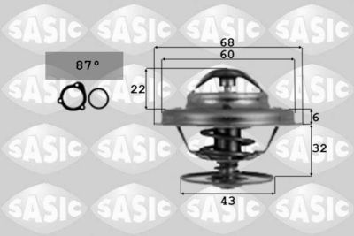 Thermostat, coolant SASIC 9000367