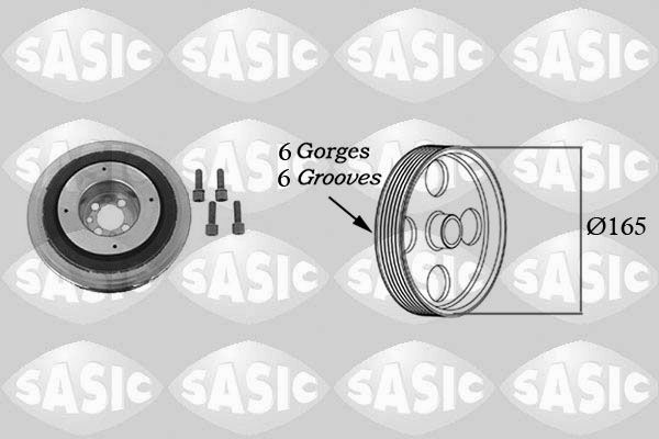 SASIC 9001813 Belt Pulley, crankshaft