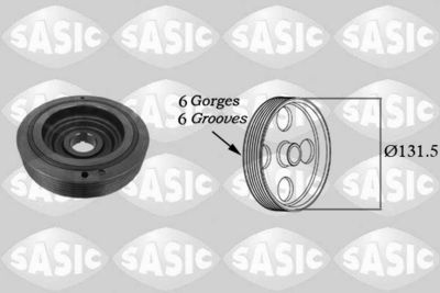 Belt Pulley, crankshaft SASIC 9001814