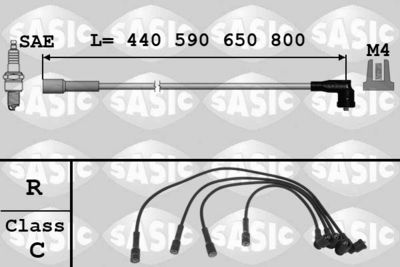 Ignition Cable Kit SASIC 9280002