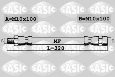 Brake Hose SASIC SBH6283