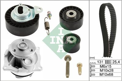 Water Pump & Timing Belt Kit Schaeffler INA 530 0102 31