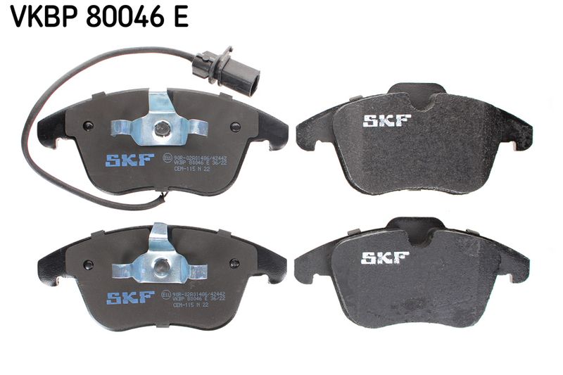 SKF VKBP 80046 E Brake Pad Set, disc brake