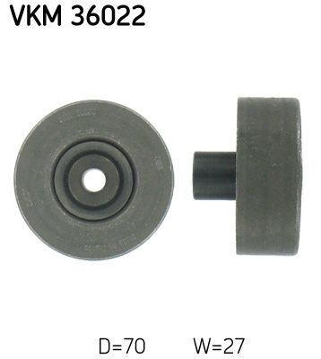 SKF VKM 36022 Deflection/Guide Pulley, V-ribbed belt